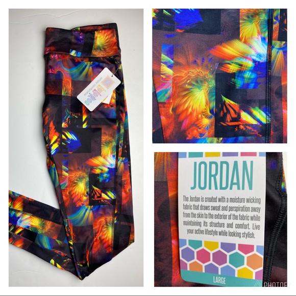 LuLaRoe Pants - LuLaRoe Women’s L Jordan Athletic Legging NWT